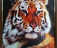 Картина Шелкография  Тигр
