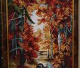 Картина Гобелен Багряная осень