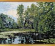 Картина Гобелен  Лесное озеро
