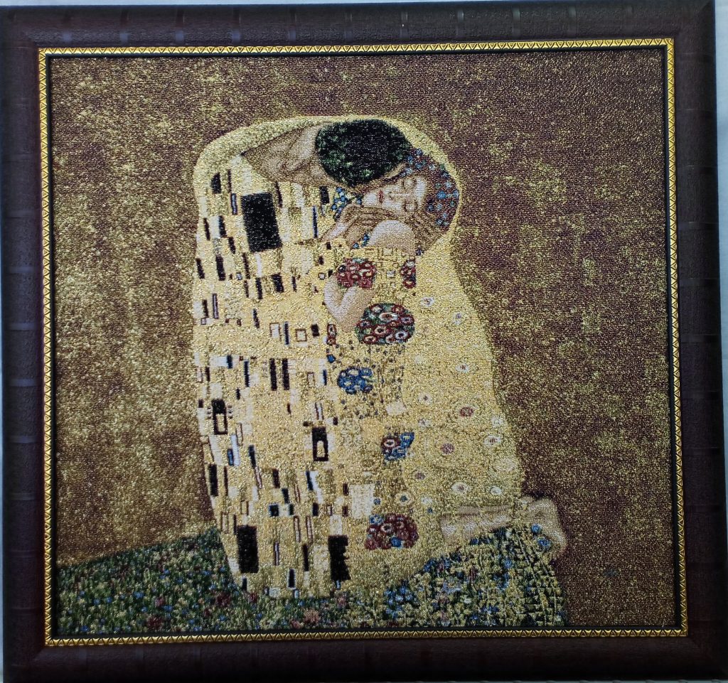История написания картины Густава Климта «Поцелуй» - Гобелены во ...
