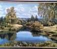 Картина Гобелен  Пейзаж с березами