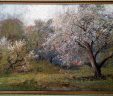 Картина Гобелен  Цветущая яблоня