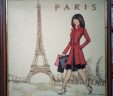 Картина Гобелен Парижанка