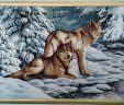Картина Гобелен Серые волки
