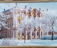Картина Гобелен Зимняя усадьба
