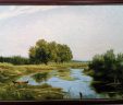 Картина Гобелен  Пейзаж с озером
