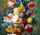 Картина Шелкография «Букет-2»