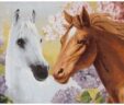 Картина Гобелен «Пара лошадей»